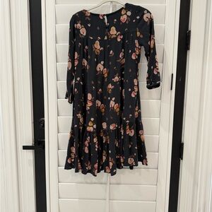 Fat face‎ Floral Black Dress
